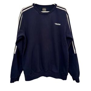 Adidas Men’s Crewneck Sweatshirt in Navy, size L